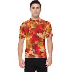 Wallpaper Background Autumn Fall Men s Short Sleeve Rash Guard by Vaneshart