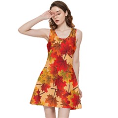 Wallpaper Background Autumn Fall Inside Out Racerback Dress by Vaneshart