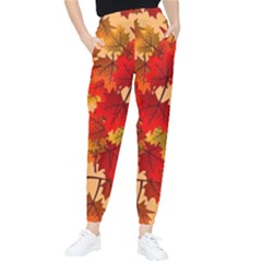 Wallpaper Background Autumn Fall Women s Tapered Pants by Vaneshart