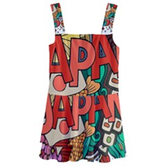 Earthquake And Tsunami Drawing Japan Illustration Kids  Layered Skirt Swimsuit