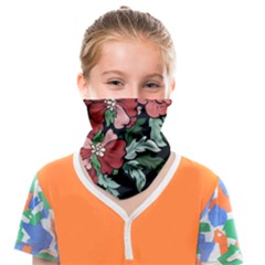 Beautiful Floral Vector Seamless Pattern Face Covering Bandana (kids)