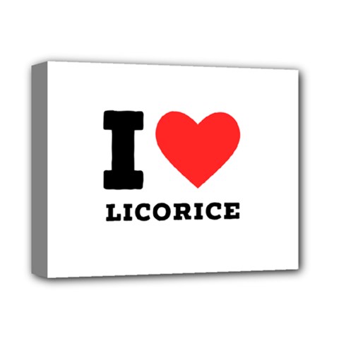 I Love Licorice Deluxe Canvas 14  X 11  (stretched) by ilovewhateva