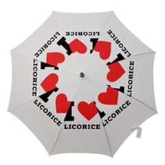 I Love Licorice Hook Handle Umbrellas (medium) by ilovewhateva