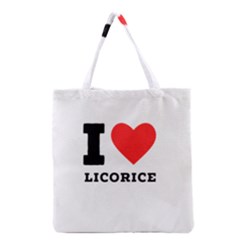 I Love Licorice Grocery Tote Bag by ilovewhateva