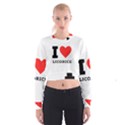 I love licorice Cropped Sweatshirt View1