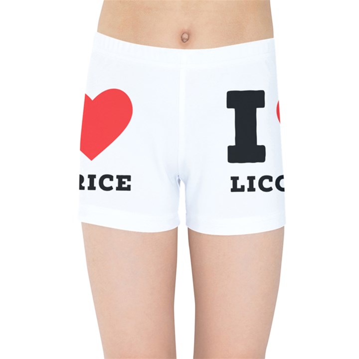 I love licorice Kids  Sports Shorts