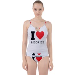 I Love Licorice Cut Out Top Tankini Set by ilovewhateva