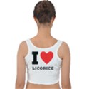 I love licorice Velvet Crop Top View2