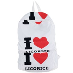 I Love Licorice Foldable Lightweight Backpack by ilovewhateva