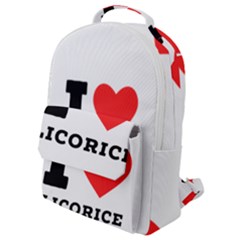 I Love Licorice Flap Pocket Backpack (small) by ilovewhateva