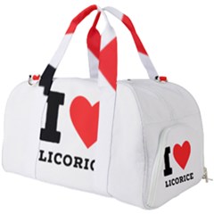 I Love Licorice Burner Gym Duffel Bag by ilovewhateva