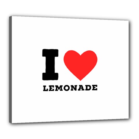 I Love Lemonade Canvas 24  X 20  (stretched) by ilovewhateva