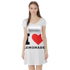 I Love Lemonade Short Sleeve Skater Dress by ilovewhateva