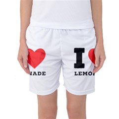 I Love Lemonade Women s Basketball Shorts by ilovewhateva