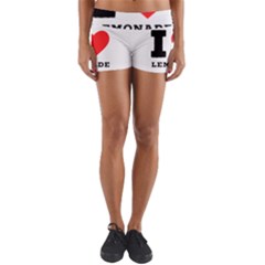 I Love Lemonade Yoga Shorts by ilovewhateva