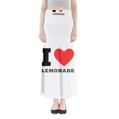 I Love Lemonade Full Length Maxi Skirt by ilovewhateva