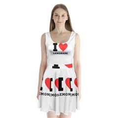 I Love Lemonade Split Back Mini Dress  by ilovewhateva