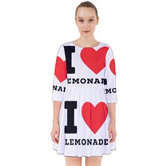 I Love Lemonade Smock Dress by ilovewhateva