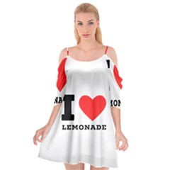 I Love Lemonade Cutout Spaghetti Strap Chiffon Dress by ilovewhateva