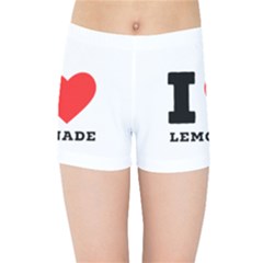 I Love Lemonade Kids  Sports Shorts by ilovewhateva