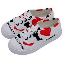 I Love Lemonade Kids  Classic Low Top Sneakers by ilovewhateva