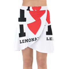 I Love Lemonade Wrap Front Skirt by ilovewhateva