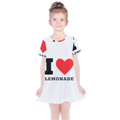 I Love Lemonade Kids  Simple Cotton Dress by ilovewhateva