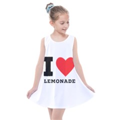 I Love Lemonade Kids  Summer Dress by ilovewhateva