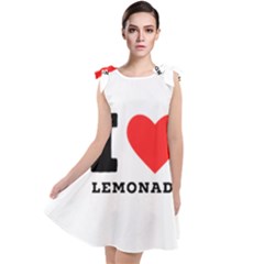 I Love Lemonade Tie Up Tunic Dress by ilovewhateva