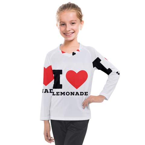 I Love Lemonade Kids  Long Mesh Tee by ilovewhateva