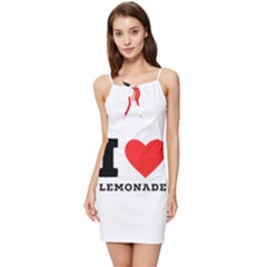 I Love Lemonade Summer Tie Front Dress by ilovewhateva