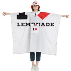 I Love Lemonade Women s Hooded Rain Ponchos by ilovewhateva