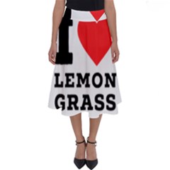 I Love Lemon Grass Perfect Length Midi Skirt by ilovewhateva