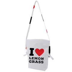 I Love Lemon Grass Folding Shoulder Bag by ilovewhateva