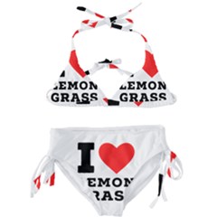 I Love Lemon Grass Kids  Classic Bikini Set by ilovewhateva