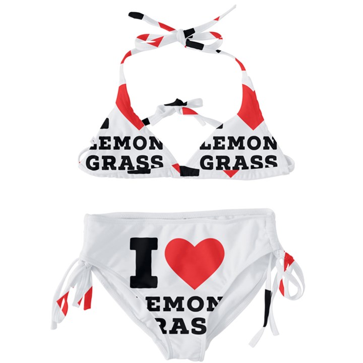 I love lemon grass Kids  Classic Bikini Set