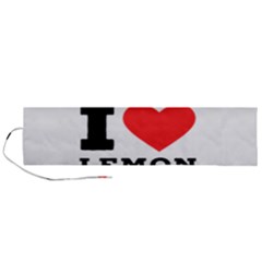 I Love Lemon Grass Roll Up Canvas Pencil Holder (l) by ilovewhateva