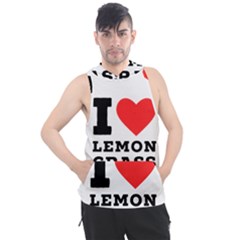 I Love Lemon Grass Men s Sleeveless Hoodie by ilovewhateva