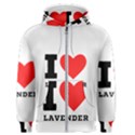 I love lavender Men s Zipper Hoodie View1