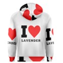 I love lavender Men s Zipper Hoodie View2