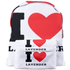 I Love Lavender Giant Full Print Backpack by ilovewhateva