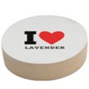 I love lavender Wooden Bottle Opener (Round) View1