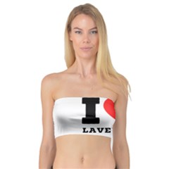 I Love Lavender Bandeau Top by ilovewhateva