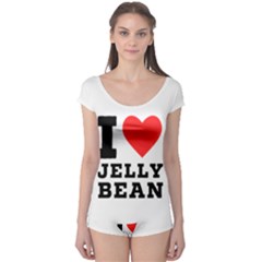 I Love Jelly Bean Boyleg Leotard  by ilovewhateva