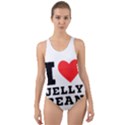 I love jelly bean Cut-Out Back One Piece Swimsuit View1