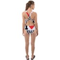 I love jelly bean Cut-Out Back One Piece Swimsuit View2