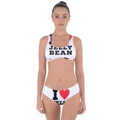 I Love Jelly Bean Criss Cross Bikini Set by ilovewhateva