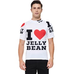 I Love Jelly Bean Men s Short Sleeve Rash Guard by ilovewhateva