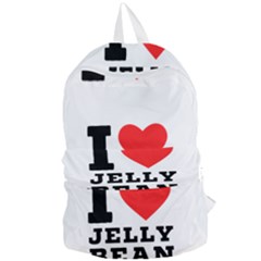 I Love Jelly Bean Foldable Lightweight Backpack by ilovewhateva