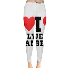 I Love Jelly Bean Inside Out Leggings by ilovewhateva